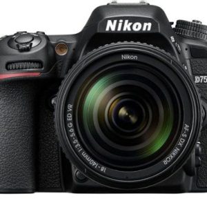 Nikon - D7500 DSLR 4K Video Camera with AF-S DX NIKKOR 18-140mm f/3.5-5.6G ED VR lens - Black - Image 1