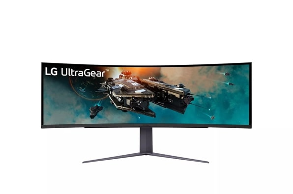 LG 49" UltraGear DQHD (5120x1440) Curved Gaming Monitor, 240Hz, 1ms, Black